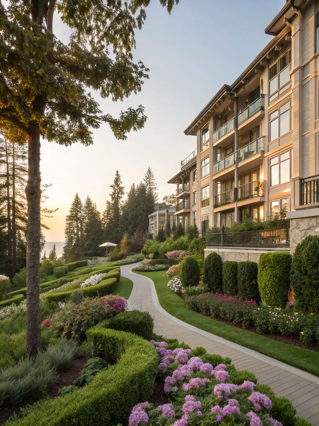 A newly renovated apartment complex in Rockland County, New York, highlighting the company's ability to improve and manage diverse properties.